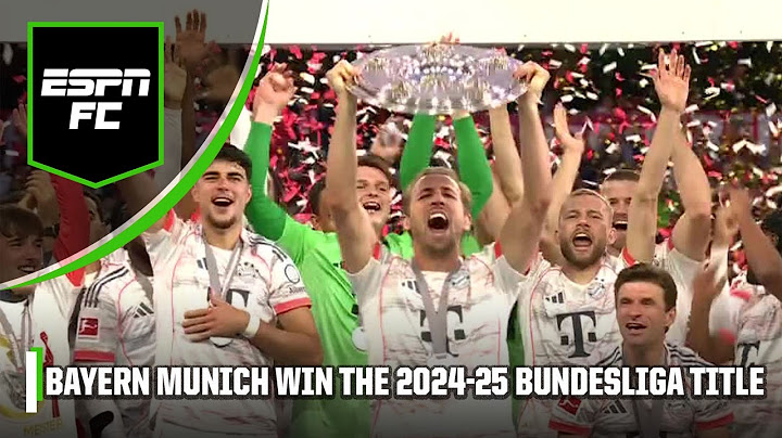BAYERN MUNICH HOISTS THE MEISTERSCHALE 🏆 🥗  Bayern are Bundesliga CHAMPIONS 👏 | ESPN FC