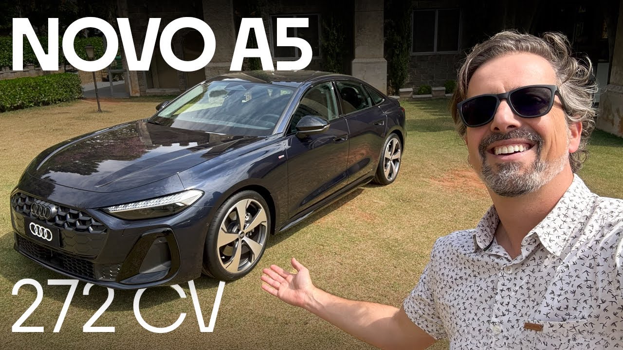 Novo Audi A5 de 272 cv a R$ 380 mil VEM FORTE pra cima da BMW Série 3?
