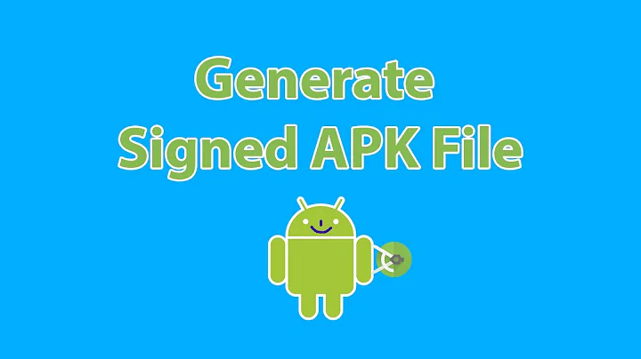 How to Generate Signed APK File in Android Studio