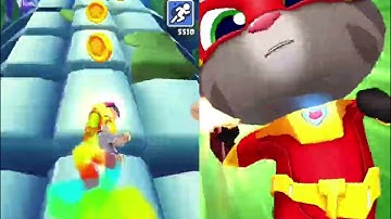 Subway Surfers Vs Talking Tom Hero Dash Gameplay and Walkthroughs: Android and iOS Games