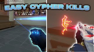 Cypher Setups That Gets EASY Kills (Valorant Tips and Tricks)