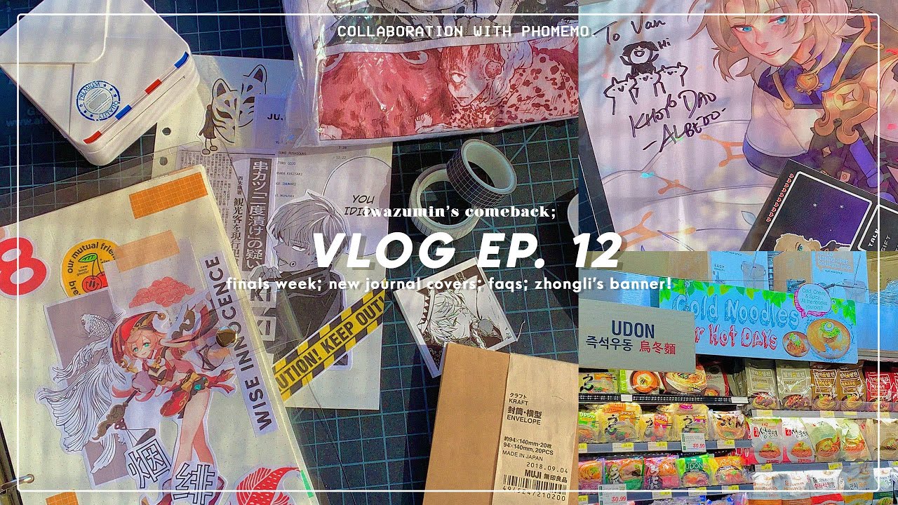 Download vlog_012 ⏰ : finals week, manga hauls, answering faqs + new journal covers! ft. phomemo