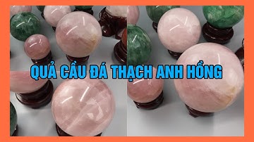 Quả Cầu Đá Thạch Anh Hồng - ANTAGEMS.COM