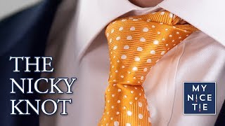 How to Tie a Tie: The Nicky Knot (slow, mirrored) - Great If You're Tall by MyNiceTie 52,709 views 5 years ago 4 minutes, 47 seconds