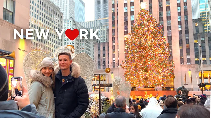 [4K]NYC Christmas Walk Festive 5th Ave : Holiday o...