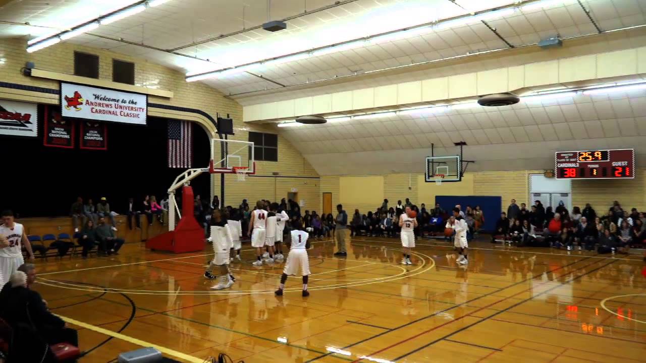 Andrews University Basketball AU Cardinals vs Moody Bible Institute