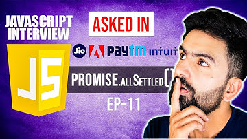 JavaScript Interview Question | Implement Promise.allSettled() | EP-11 | Kartik Mukati