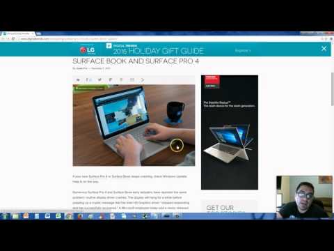 Surface Pro 4 Intel HD Graphics driver “stopped responding and has successfully recovered” error fix