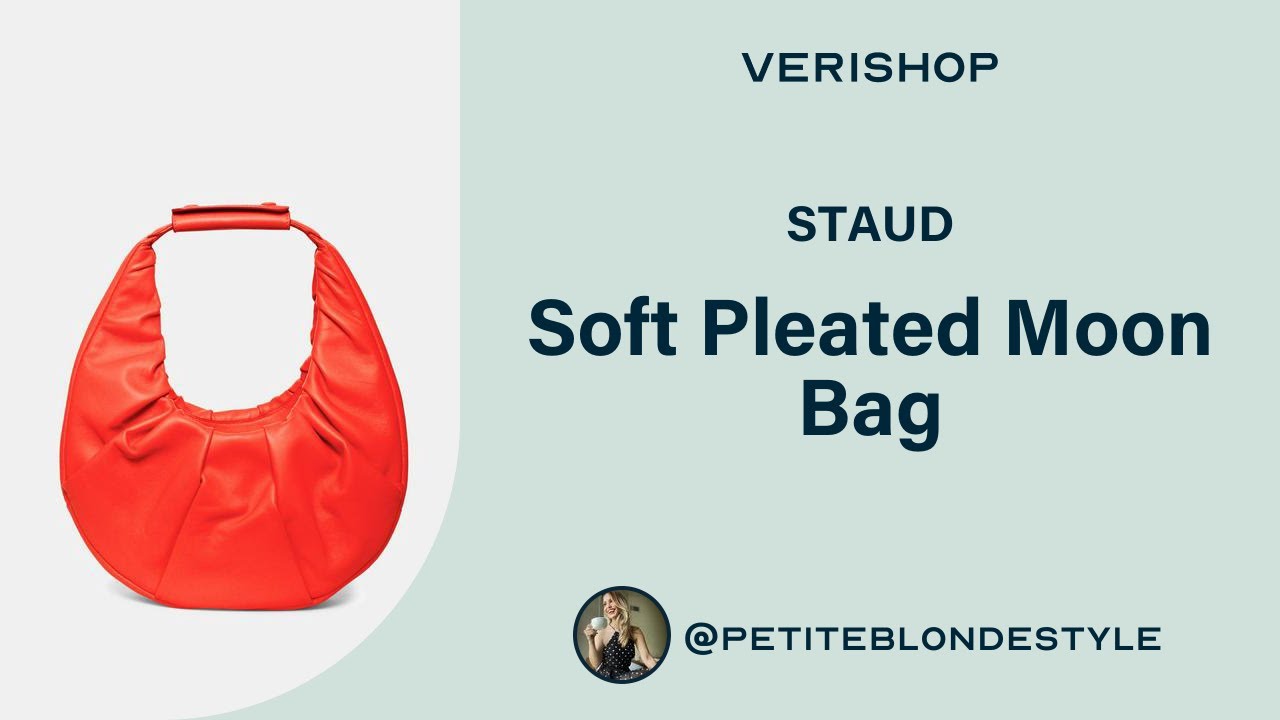 STAUD Soft Pleated Moon Bag  Review