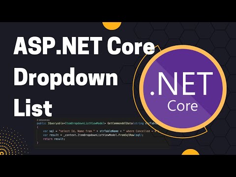 Dropdown List In ASP.NET Core MVC | MSSQL | .NET 6