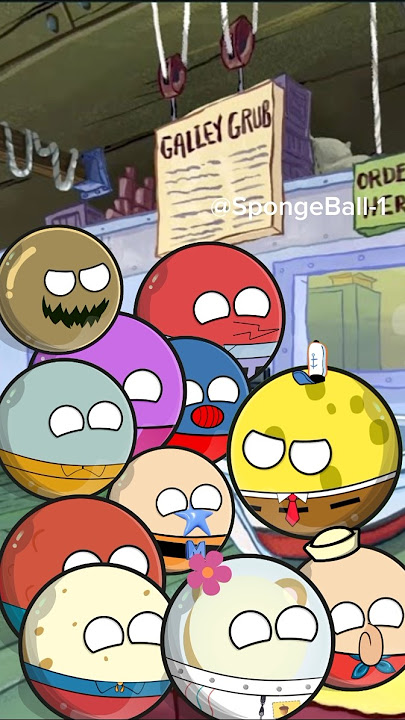 SpongeBob Cacing Besar Alaska #spongebob #countryball #spongebobsquarepants #nickelodeon