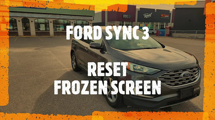 Ford SYNC 3 - HOW TO RESET FROZEN OR BLACK SCREEN ON ANY NEWER FORD