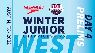 Day 4 Women's West Distance | 2022 Speedo Winter Junior Championships West