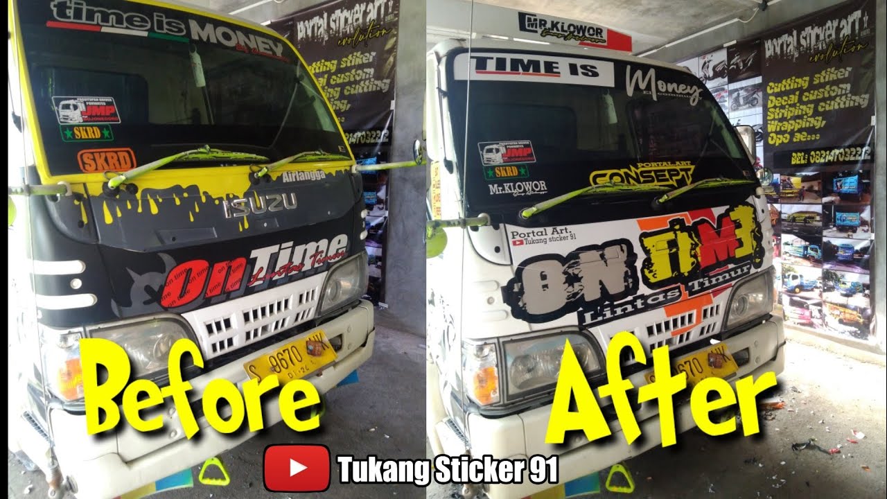 Isuzu Elf Full Cutting Sticker YouTube