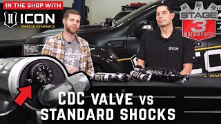In The Shop With: ICON Suspension - CDC Valve vs Regular Shocks
