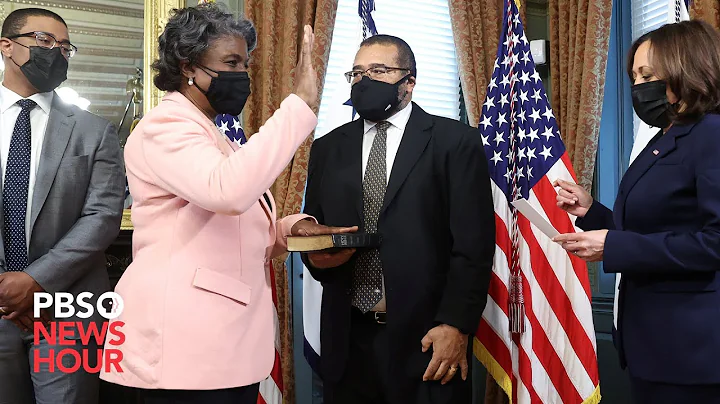 WATCH: Harris swears in Linda Thomas-Greenfiel... ...