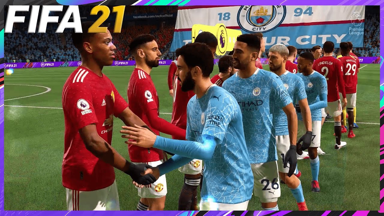 FIFA 21 Manchester City vs. Manchester United Premier League at