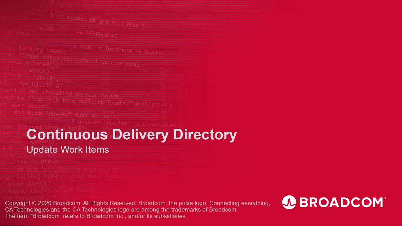 Update Work Items in a Release