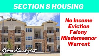 Can I Get Section 8 with No Income, a Felony, or an Eviction?