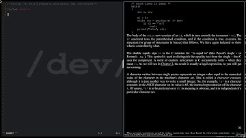 K&R Exercise 1-8 Solution