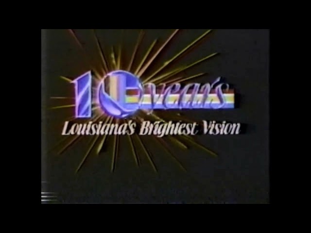 LPB 10 Years Louisiana's Brightest Vision Station ID 1985 class=