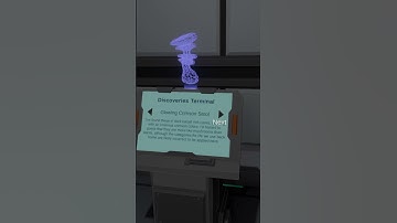 Made a cute hologram for the discoveries terminal in my mining and exploration indie game.