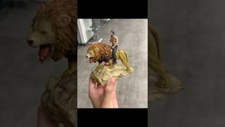 3D Printed Sculpture of a Lion #3dprinting
