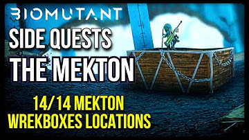 BIOMUTANT | The Mekton | 14/14 Mekton Wrekboxes Locations | Side Quests | MP Trophy