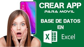 📱 Como crear una APP para móvil con base de datos en EXCEL 🟢 sin instalar programas