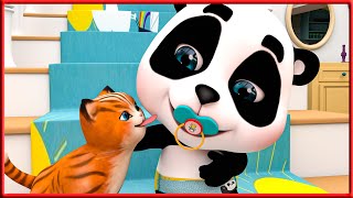 Kitty Kitty Cat, Happy birthday Song, Boo Boo Song  Baby Panda  Nursery Rhymes, cat.