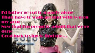 Demi Lovato - Solo with lyrics.wmv