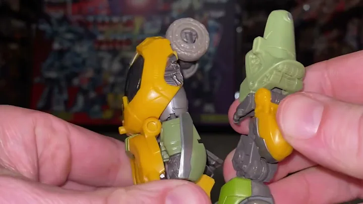 Transformers studio series 80. Bumblebee movie deluxe brawn complete transformation process video