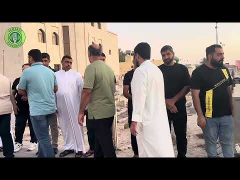 جانب من تقديم التعازي على ابناء المرحوم جعفر احمد حسن خميس واخوانه في ختام الفاتحة
