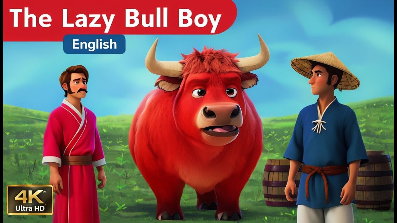 The Lazy Bull Boy Story in English | Stories for Teenagers - YouTube