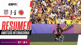 Thumbnail for ¡GOLAZO DE CHILENA DE BORRÉ Y FESTIVAL TRICOLOR DE GOLAZOS! | Estados Unidos 1-5 Colombia | RESUMEN