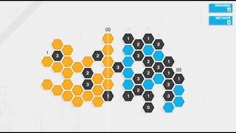 Hexcells Lvl 3-5 Walkthrough