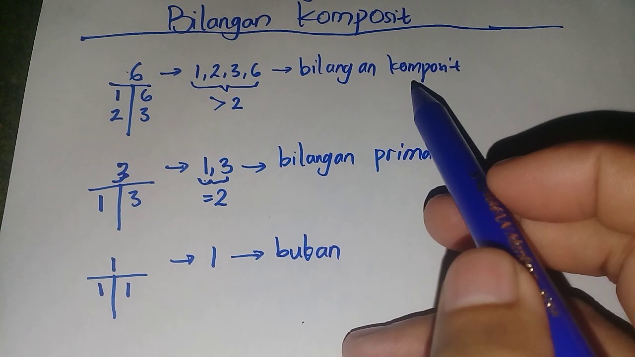 matematika kurotaka perbedaan bilangan prima dengan bilangan komposit