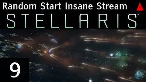 Stellaris Insane Difficulty Random Start #9 - The Bigger They Are - Twitch Stream - Wormhole