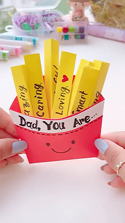 DIY Father's Day Gifts Idea #shorts #art #youtubeshorts