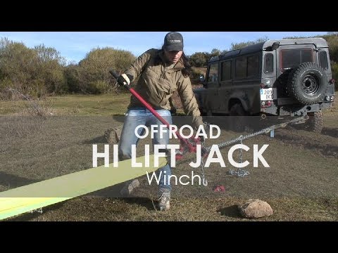 Comunismo nativo Resentimiento Hi-Lift Jack como Winch para rescate 4x4 en barro , nieve o arena Хай Джек  Winching Off road kit - YouTube