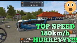 Bus Simulator Indonesia -Gameplay #10 || Bus Simulator || TOP SPEED 180KM/H HURREY!!! || Android IOS screenshot 5