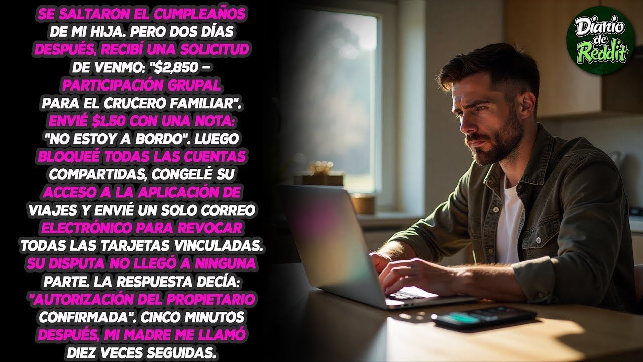 En el cumpleaños de mi hija, solo estuvimos ella y yo  Mi familia, ausente