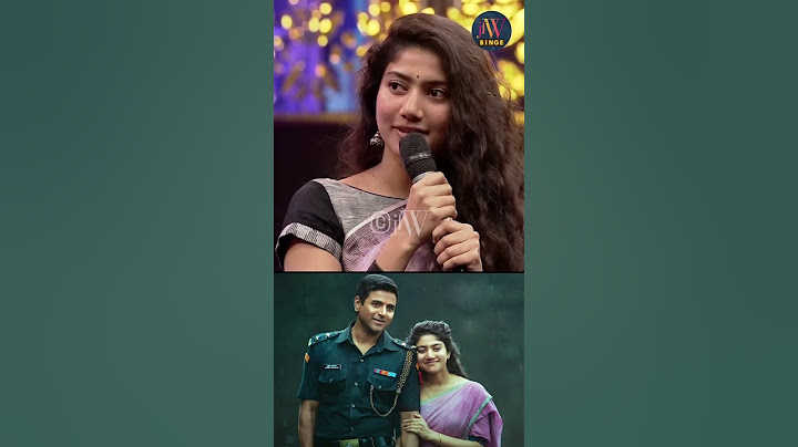 Sai Pallavi shares her views about the ideal man in her life 💓