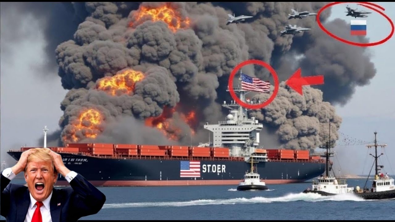 13 минут назад два американских грузовых корабля с 2000 тоннами бомб были уничтожены российскими сам