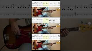 Черниковская Хата - 3-сентября (Bass shorts 9 Tabs) #basstabs #bassplayer #basscover #doomer #shorts