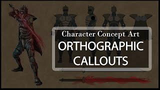Character Concept Art - Orthographic Callouts Tutorial