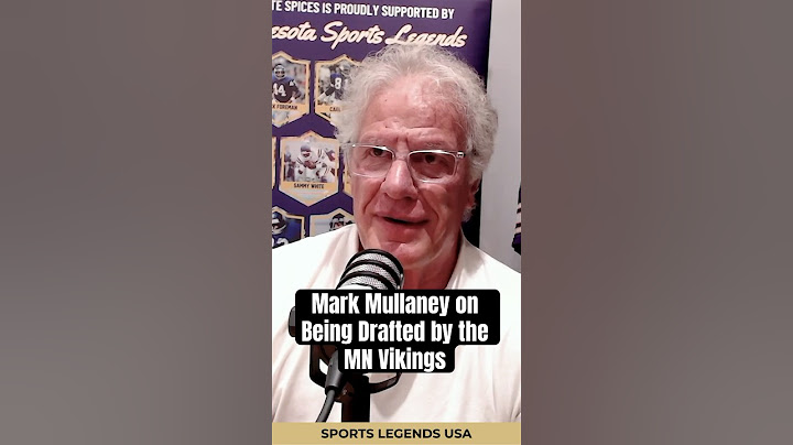 Mark Mullaney on being drafted by the MN Vikings during the Vietnam War #nflplayer #football #nfl