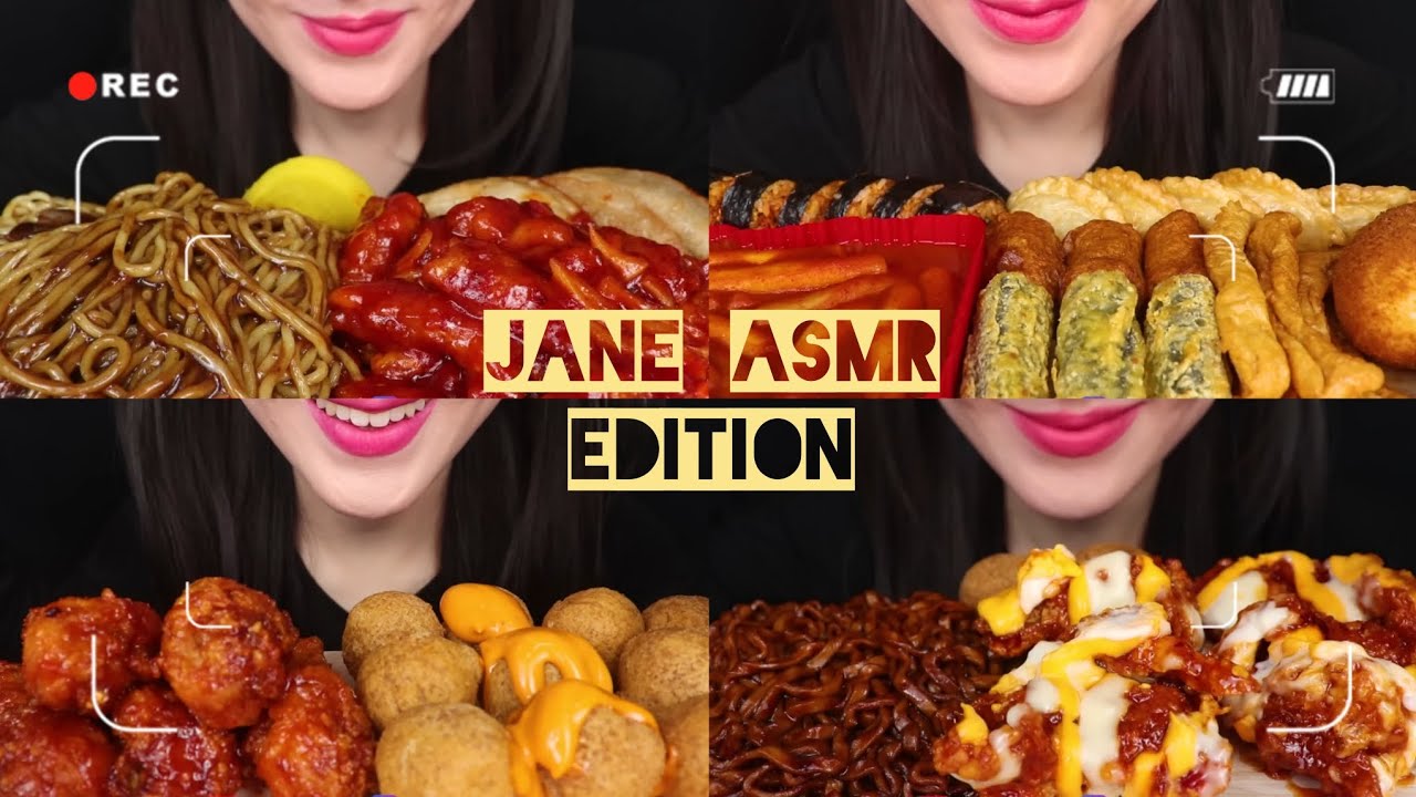 JANE ASMR EDITION🔥 | ASMR KOREAN FOOD😍🇰🇷