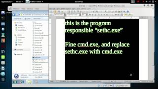 1. Sethc.exe Vulnerability