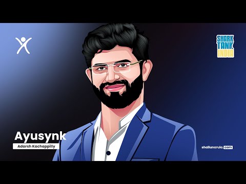 Shark Tank India S2 | Adarsh Kachappilly - @ayusynk_ai Ep07 | Speed Art Tutorials